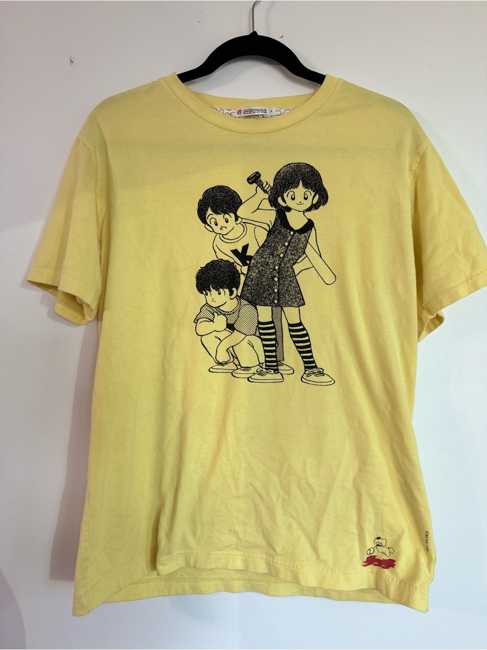 Rare 2008 Uniqlo UT Touch Mitsuru Adachi Shonen Sunday 50th Anniversary Tee